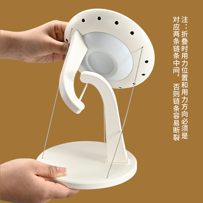 เครื่องชาร์จไร้สายพับได้ ขนาด 240*160MM พร้อม LED และความจุเก็บ