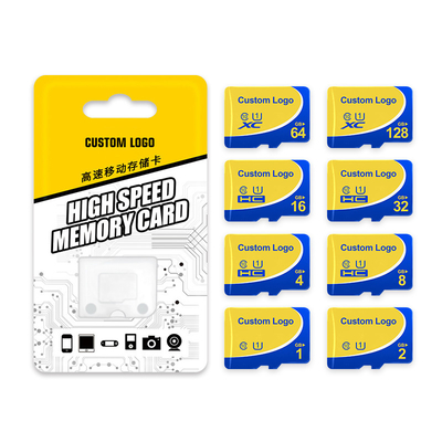512GB ความจุ มินิ SD 4-128GB Micro Flash Card สําหรับการปรับแต่งเลเซอร์ กันน้ําและกันอุณหภูมิ