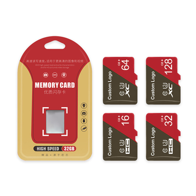 การ์ดความจํา SanDisk 128GB 3.0 ที่สามารถปรับแต่งได้ พร้อมกระเป๋าปกป้อง OEM Blister Packaging