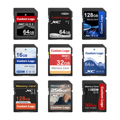 แมมมรี่การ์ดสีดํามืออาชีพ ความเร็วการเขียน 3.0 20mbps Flash Test Beache32