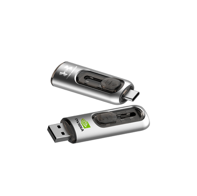 กล่อง 34G USB แบบ C แฟลชไดรฟ์ ข้อมูลปลอดภัย แบบ C USB 3.0 แฟลชไดรฟ์