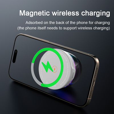 5V/2.1A Input Fast Charge Wireless Charging Pad With Led Lamp / Speaker การชาร์จแบบไร้สายด้วยไฟ Led / เครื่องเสียง