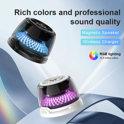 5V/2.1A Input Fast Charge Wireless Charging Pad With Led Lamp / Speaker การชาร์จแบบไร้สายด้วยไฟ Led / เครื่องเสียง