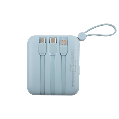 แบตเตอรี่ Li-polymer /18650 แบตเตอรี่ แบตเตอรี่พอร์ตเบอร์ แบงค์พลังงาน สีดํา สีฟ้า
