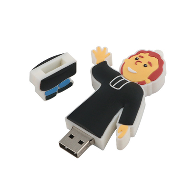 รอบที่กําหนดเอง บุคคลสติ๊ก Usb ขนาดใหญ่ ด้วยการเก็บข้อมูล 10 ปี