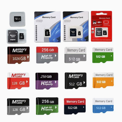 การ์ดความทรงจําเร็วแบบที่กําหนดเอง SD Card ความเร็วการอ่านสูง 3.0 50mbs และ Flash Test H2 ระยะที่ต่อรองได้