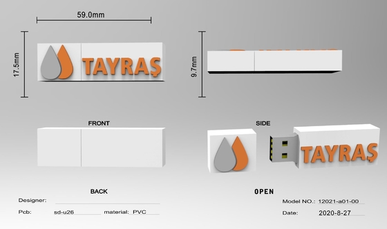 การเก็บข้อมูล 10 ปี ความจํา USB ที่กําหนดเอง มีเวลาในการเขียน 2 ชั่วโมง