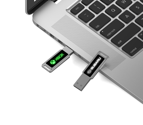 ไฮสปีด แฟลชดริเวอร์ คริสตัล USB สติ๊ก ด้วยแสง LED ส่องสว่าง