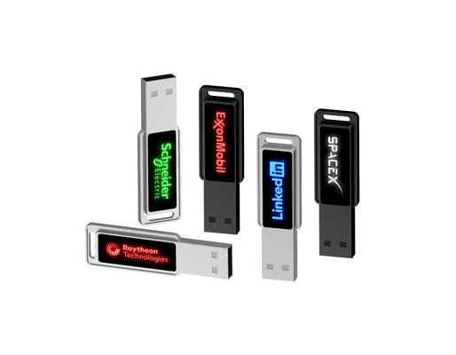 ไฮสปีด แฟลชดริเวอร์ คริสตัล USB สติ๊ก ด้วยแสง LED ส่องสว่าง