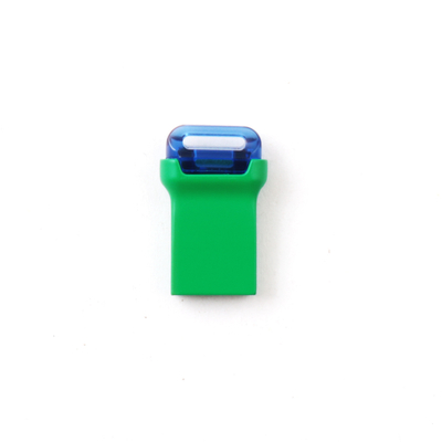 แฟลชไดรฟ์ USB 3.0 ขนาดเล็ก สีเขียว โลหะ ทรงสี่เหลี่ยมผืนผ้า พร้อมชิปหน่วยความจำแฟลช A-Class