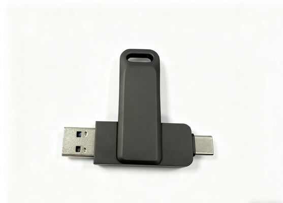 ตัวเครื่องสีดำ Gun Black พร้อม Matt Usb 3.0 พร้อม Type C สามารถจับคู่กับโทรศัพท์ได้