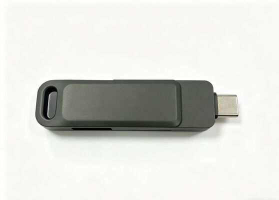 ตัวเครื่องสีดำ Gun Black พร้อม Matt Usb 3.0 พร้อม Type C สามารถจับคู่กับโทรศัพท์ได้