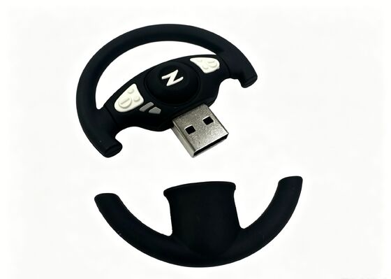 เปิดแม่พิมพ์ด้วยแฟลชไดรฟ์ USB แบบกำหนดเองโดยหน่วยความจำ USB รูปพวงมาลัยรถยนต์