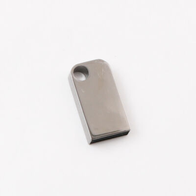 แฟลชไดรฟ์ USB ขนาดเล็กที่มีรูสามารถใส่พวงกุญแจโลหะแฟลชไดรฟ์ USB สามารถกำหนดโลโก้เลเซอร์ได้