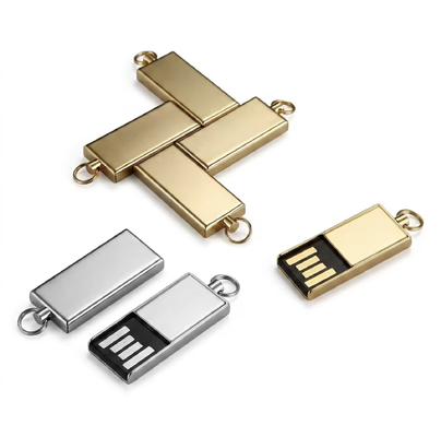 Silver With Shiny zinc alloy metal usb flash drive รวมทั้งชิป HY flash เหมาะสําหรับความต้องการในการถ่ายทอดข้อมูลอย่างรวดเร็วและปลอดภัย