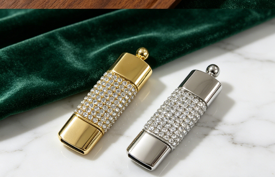 Transparent Clear Crystal USB Stick Offering Up To 5 Gbps Data Transfer Speed Waterproof Durable Portable Storage Device Lady's Gift