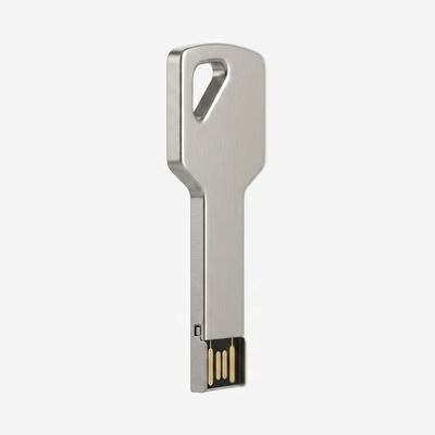 แฟลชไดรฟ์ USB กุญแจโลหะผสมสังกะสีที่เปิดใช้งานการเข้ารหัส การออกแบบที่กำหนดเองยินดีต้อนรับอุปกรณ์จัดเก็บข้อมูลที่ปลอดภัยและทนทาน เหมาะสำหรับธุรกิจ