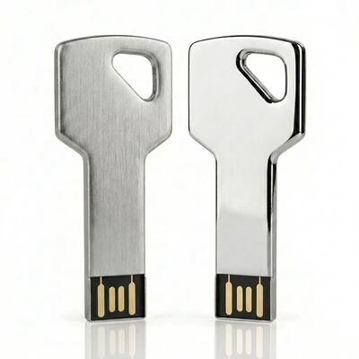 แฟลชไดรฟ์ USB กุญแจโลหะผสมสังกะสีที่เปิดใช้งานการเข้ารหัส การออกแบบที่กำหนดเองยินดีต้อนรับอุปกรณ์จัดเก็บข้อมูลที่ปลอดภัยและทนทาน เหมาะสำหรับธุรกิจ