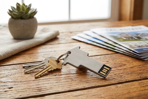 แฟลชไดรฟ์ USB โลหะลายมุก สีเงิน อุปกรณ์จัดเก็บข้อมูลขนาดกะทัดรัด อุณหภูมิใช้งาน -50 ถึง +80 องศา เหมาะสำหรับธุรกิจ