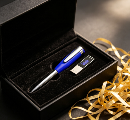 20 กรัม ความเบา CE / ROHS / FCC ยืนยัน Pen USB Flash Drive ด้วยการแต่งแบรนด์สําหรับของขวัญองค์กร