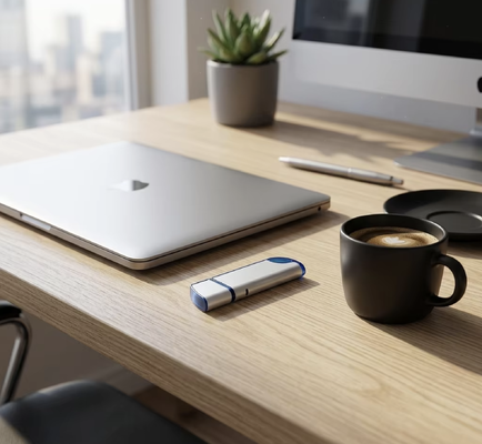 USB 2.0 พลาสติก USB Flash Drive ให้ความเร็วในการเขียน 4 ถึง 10MB ต่อวินาที เหมาะสําหรับการสํารองและโอนข้อมูลที่ปลอดภัย