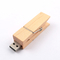 แฟลชไดรฟ์ USB ไม้รูปคลิป Fast USB 2.0 3.0 2GB 4GB 256GB