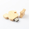 ไม้เมเปิลไม้ไผ่ส่วนบุคคล Usb Stick 128GB ตัดโดยการออกแบบที่กำหนดเอง