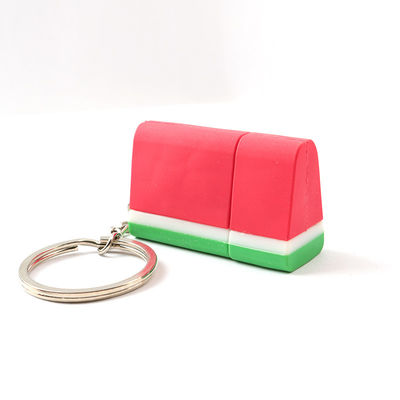 PVC Open Mold น่ารัก USB Stick แตงโมสตรอเบอร์รี่ช็อกโกแลต Shaped