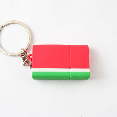 PVC Open Mold น่ารัก USB Stick แตงโมสตรอเบอร์รี่ช็อกโกแลต Shaped