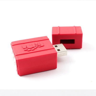 PVC Open Mold น่ารัก USB Stick แตงโมสตรอเบอร์รี่ช็อกโกแลต Shaped