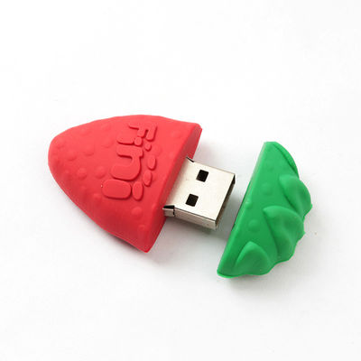 PVC Open Mold น่ารัก USB Stick แตงโมสตรอเบอร์รี่ช็อกโกแลต Shaped