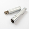 แฟลชไดรฟ์ USB ปากกาสีเงินพร้อมไฟ LED สีแดง 128GB 256GB ความเร็วที่รวดเร็ว