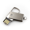 ไดรฟ์ USB Twist โลหะ 2.0 หมุนได้ 360 องศาหน่วยความจำเต็ม 64G 128G