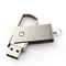 ไดรฟ์ USB Twist โลหะ 2.0 หมุนได้ 360 องศาหน่วยความจำเต็ม 64G 128G