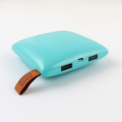 ธนาคารของขวัญสไตล์โฆษณาสีน้ำเงินคุณภาพแบตเตอรี่ดี 3000MAH