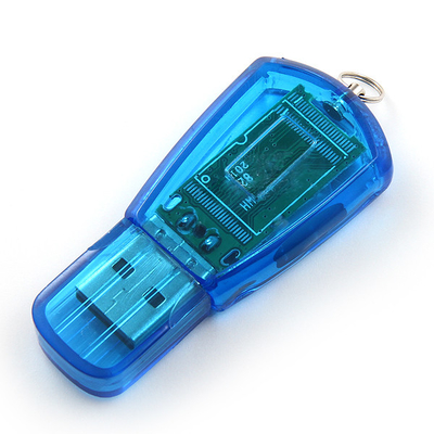 แฟลชไดรฟ์ USB อลูมิเนียมและพลาสติกใส 128GB 256GB USB 2.0 และ USB 3.0