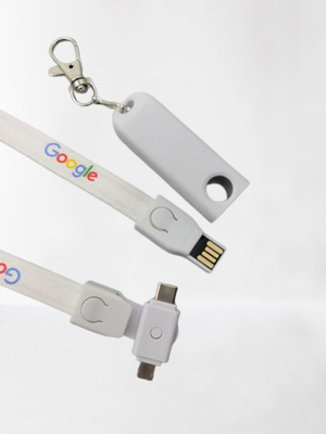 สร้อยคอ Lanyard Usb แฟลชไดร์ฟ 8GB 64GB 128GB พิมพ์หน้าจอโลโก้ ODM