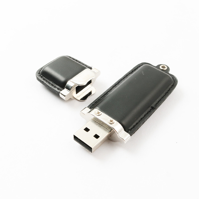 สีที่กำหนดเองหนังแฟลชไดรฟ์หน่วยความจำ 30MB USB 3.0 256GB 512GB
