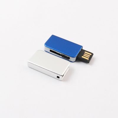 64GB 128GB สไลด์โลหะ USB Drive UDP 2.0 15MB/S สอดคล้องกับมาตรฐาน EU
