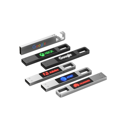 ของขวัญวันหยุด ไฟ LED แฟลชไดรฟ์ USB 16G 32G 64G 128G 2.0