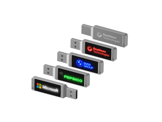 ไดรฟ์ปากกาคริสตัล USB 2.0 หรือ USB 3.0 8GB 16GB 32GB 64GB 128GB 256GB
