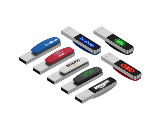 USB 2.0 USB 3.0 Crystal USB Stick 8GB 16GB 128GB 256GB ความเร็วสูง