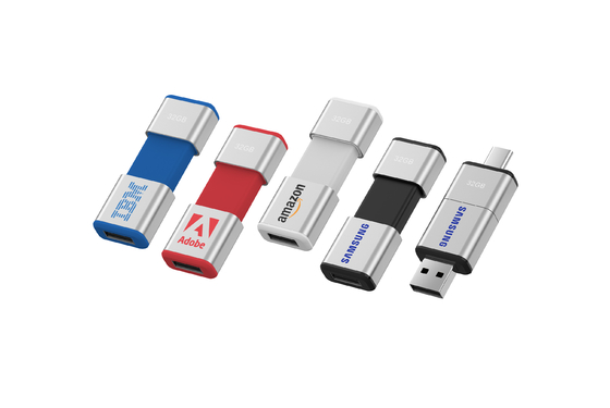 Fast Speed ​​Type C Pendrive ง่ายต่อการยืดหยุ่น 64GB 128GB 256GB