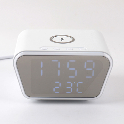 Abs Weave 20W Fast Speed ​​นาฬิกาพลาสติกไร้สายชาร์จสีขาว
