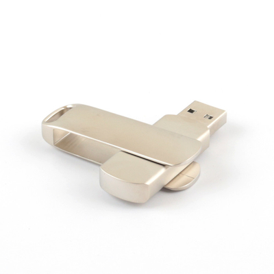 โลหะบิด 360 องศา Usb Stick ยืดหยุ่น 16GB 32GB 64GB 30MB/S
