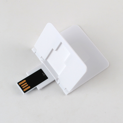 บัตรเครดิตพลาสติก ABS USB Sticks 2.0 128GB 64GB พิมพ์ CMYK ทั้งสองด้าน