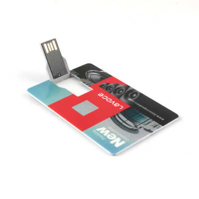 บัตรเครดิตหมุนได้ 360 องศา Usb Memory Stick 2.0 UDP Flash Chips 80MBS