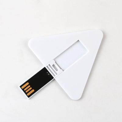 สามเหลี่ยมบัตรเครดิต Usb Flash Drive 16GB 32GB 64GB UDP Flash Chips หน่วยความจำเต็ม