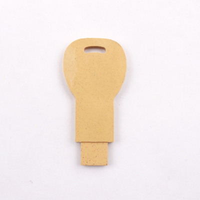 15MB/S 32GB 128GB วัสดุรีไซเคิล หลอด แฟลชไดรฟ์ Usb 2.0 เร็ว