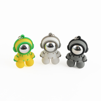 แฟลชไดร์ฟ USB PVC รูปนักบินอวกาศพร้อมพวงกุญแจ 80/MBS